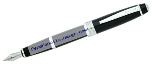 Cross Bailey Black Lacquer Fountain Pen with Medium Nib (AT0456-7MS)