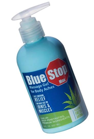 Clavel Blue Stop Max Massage Gel for Body Aches, 8 Fluid Ounce