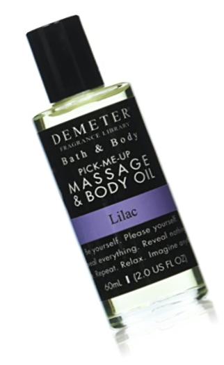 Demeter Massage and Body Oil for Unisex, Lilac, 2 Ounce