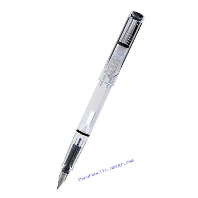 LAMY Vista Fountain Pen Demonstrator, Clear Fine Nib (L12F)