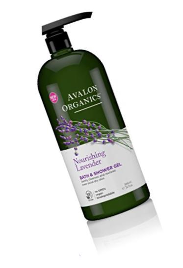 Avalon Organics Bath & Shower Gel, Nourishing Lavender, 32 Fluid Ounce