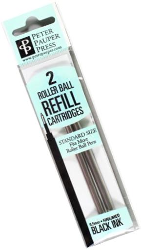 Roller Ball Pen Refill (2-Pack) (Rollerball Pen) (Designer Pens)