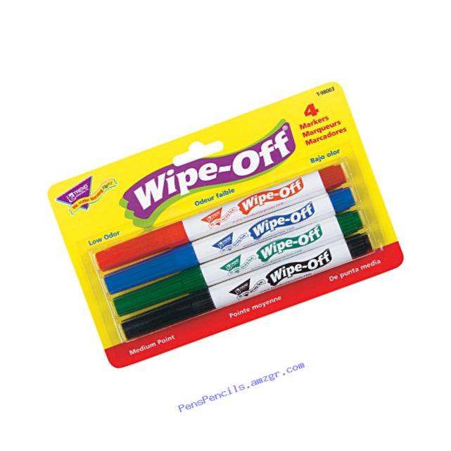 4-Pack Standard Colors Wipe-Off?� Markers
