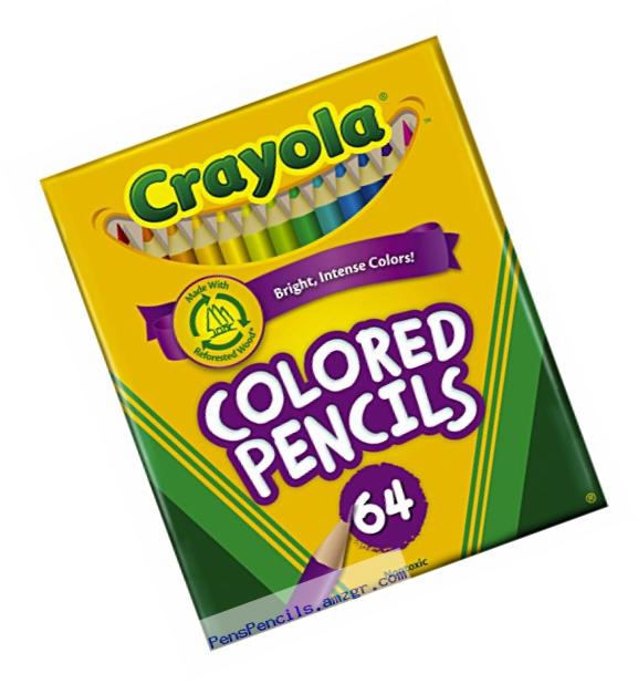 Crayola Colored Pencils, 64 Count, Adult Coloring