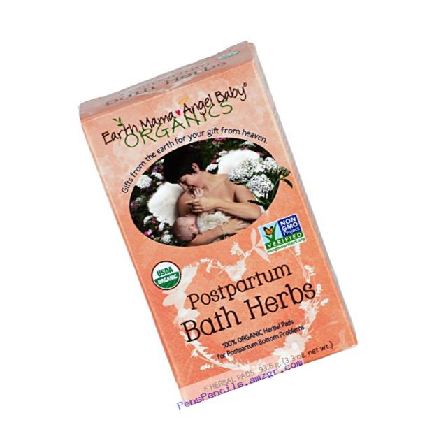 Postpartum Bath Herbs, Organic Sitz Bath,  6 ct